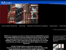 Tablet Screenshot of mosesgraphite.com